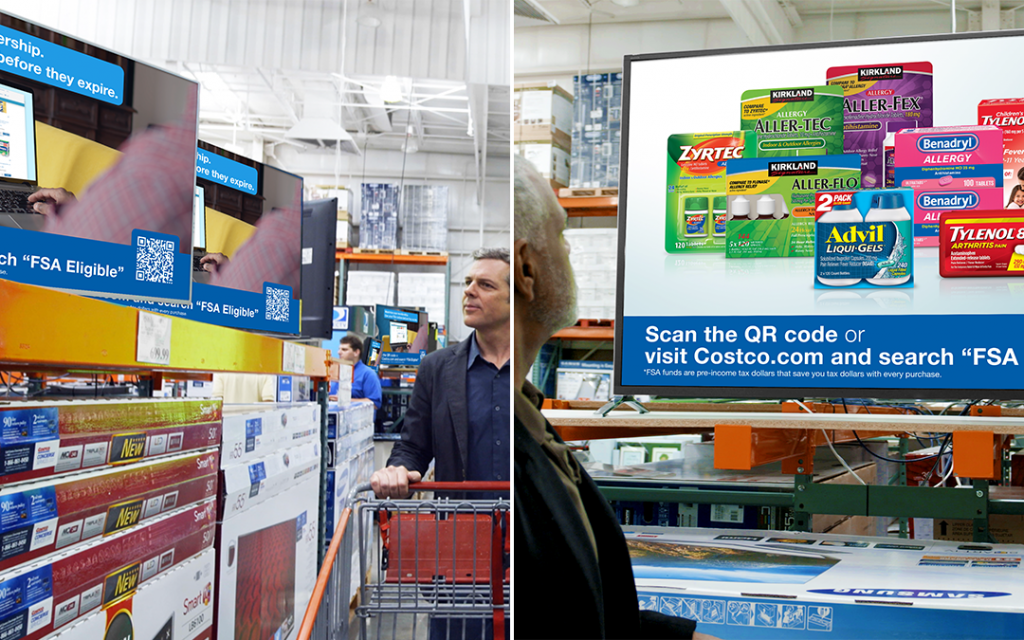 Costco TV Network Retailer Co-Branded FSA OTC Purchase Reminder Campaign Case Study 2022