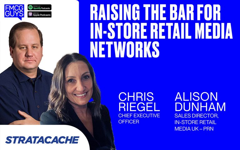 STRATACACHE leadership interview on in-store retail media networks